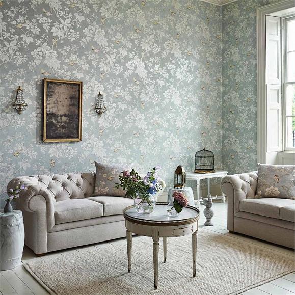 Обои Sanderson 216388 Chiswick Grove Silver
