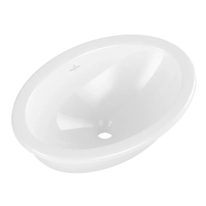 Villeroy&Boch Loop&Friends Раковина 48.5х32.5х21.5см., встраиваемая снизу, без отв., с переливом, цвет: альпийский белый