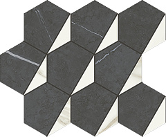 ITALON / ИТАЛОН METROPOLIS Mosaico Hexagon Cold Натуральный
