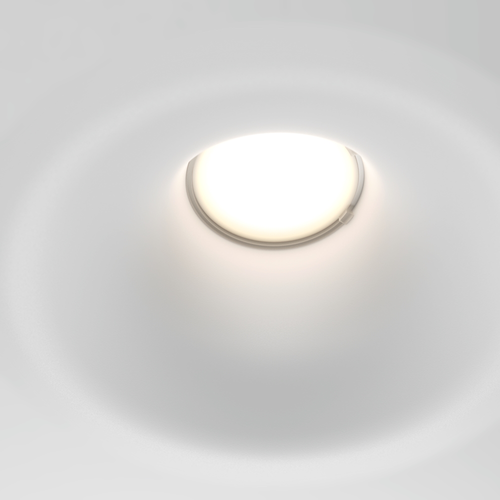 Встраиваемый светильник Maytoni Technical Downlight Gyps Modern DL002-1-01-W-1