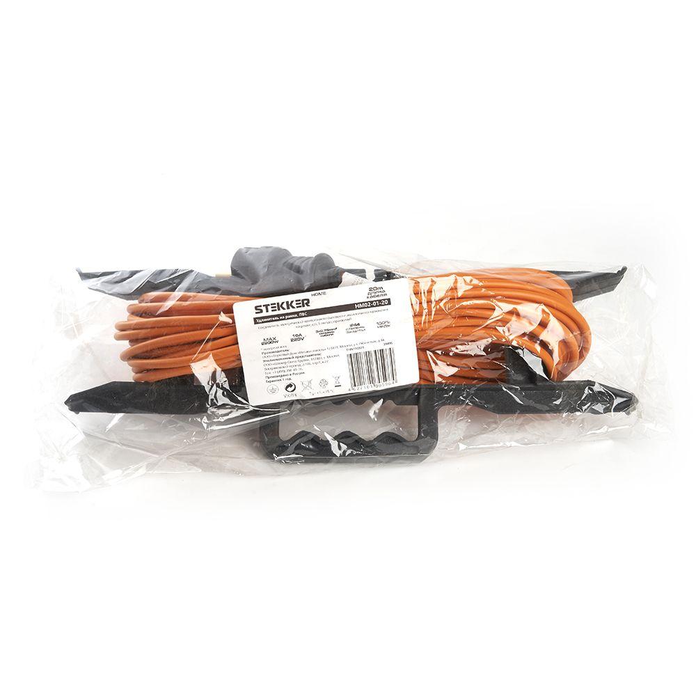 Удлинитель Stekker Home 1гн х 20м c/з HM02-01-20 39495