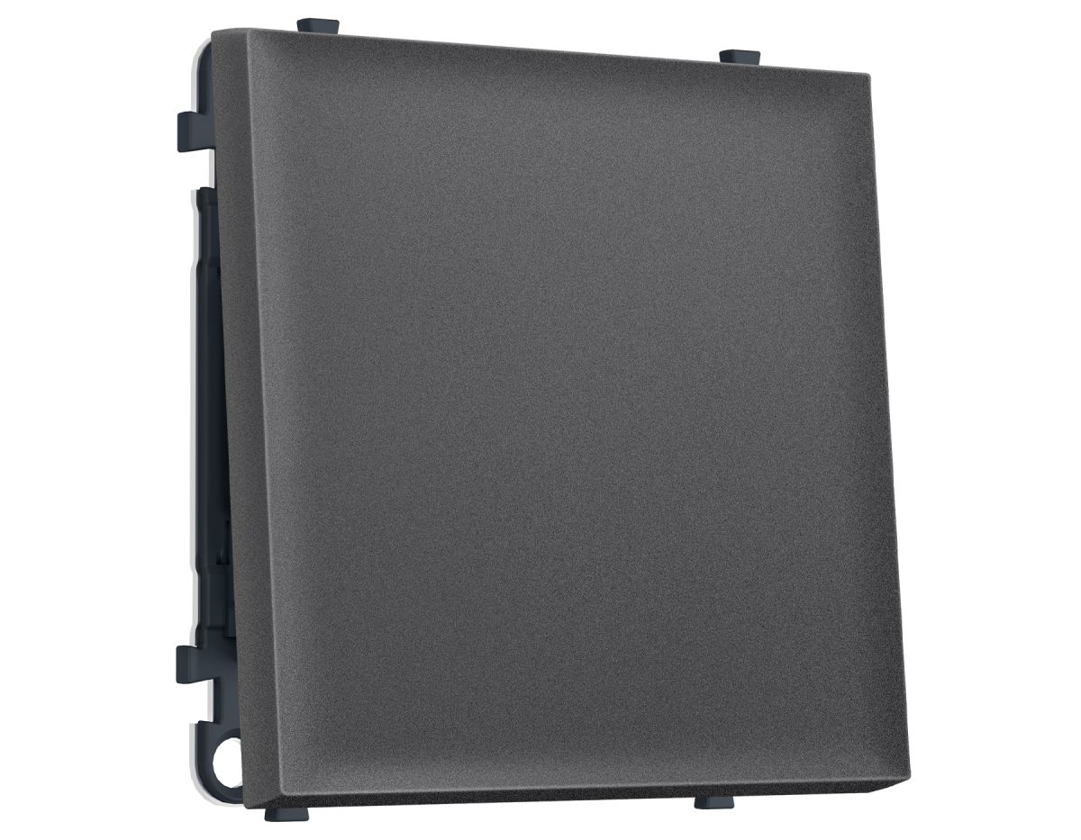 Комплект механизма 1-кл выключателя SIGMA Антрацит серый 10A-250V QUANT PRO Ambrella Volt MS651010 (SP6510, PR101)