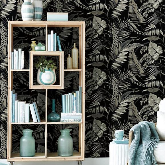 Обои York TC2625 Tropical Toss Black