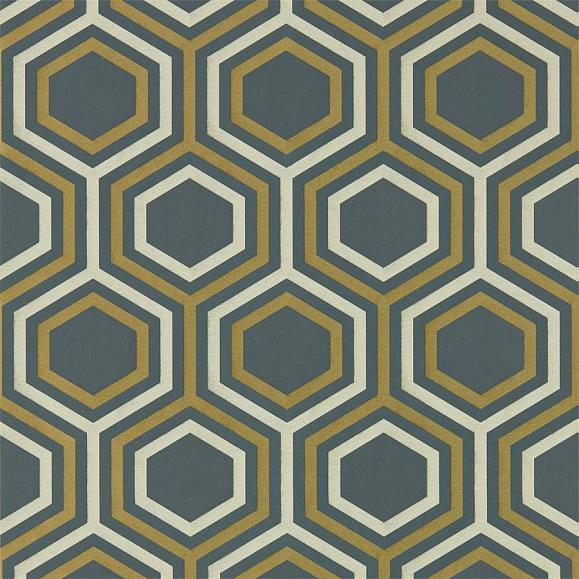 Обои Harlequin 112149 Selo Ebony/Gold