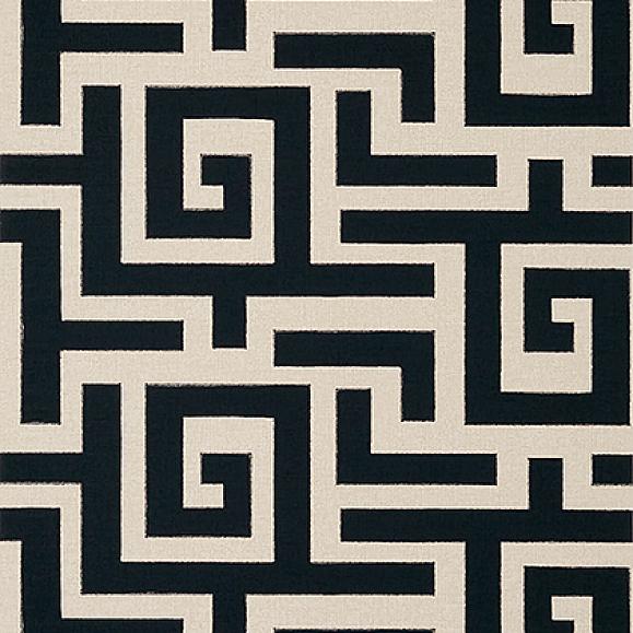 Обои Thibaut T13221 Tulum Black