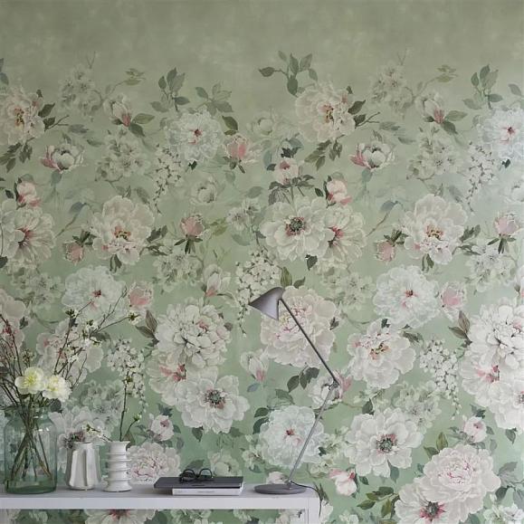 Панно Designers Guild PDG1172/01 Fleur Blanche Eau de Nil