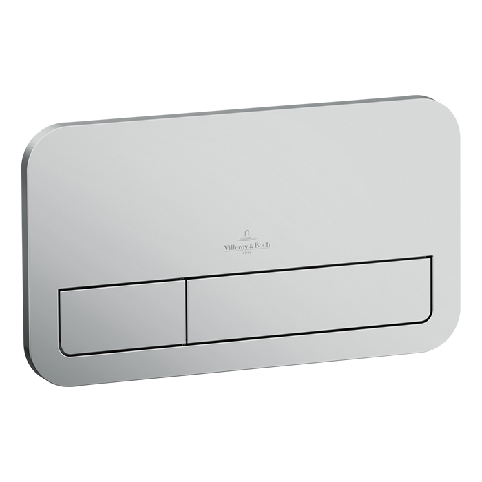 Villeroy&Boch ViConnect Клавиша смыва 25.3х10х14.5, цвет: хром матовый