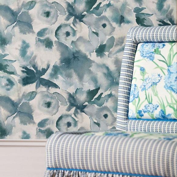 Обои Harlequin 113138 Flores Cornflower/First Light/Denim