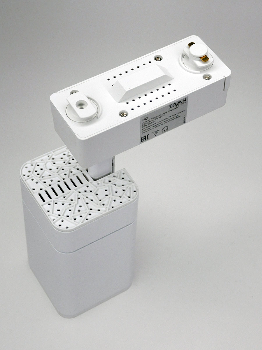 Трековый светильник Elvan ST-05SQ-20W-NH-Wh