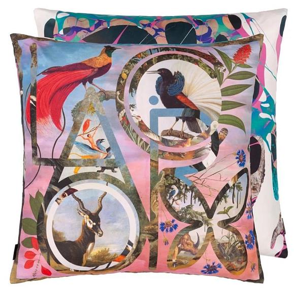 Подушка CCCL0626, Paradise, Flamingo, Christian Lacroix 55 x 55см