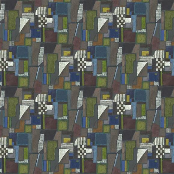 Панно Designers Guild PDG1203/02 Raku Patchwork Chocolate