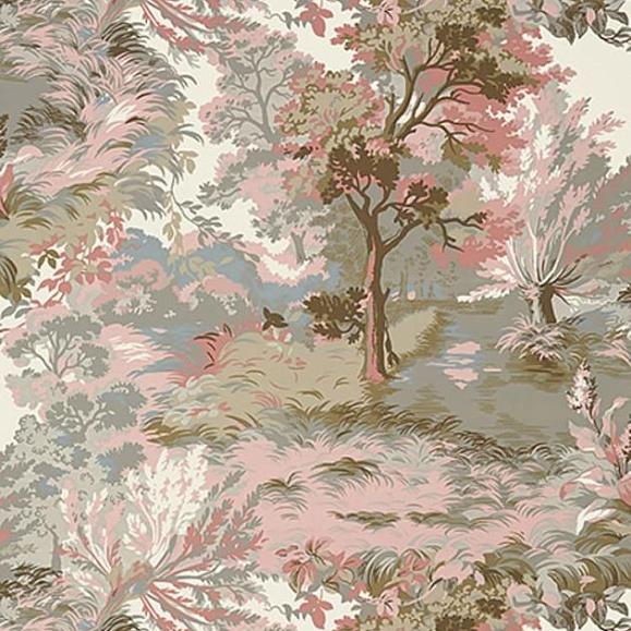 Обои Thibaut T10868 Lincoln Toile Blush