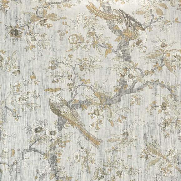 Обои Zoffany 313013 Chintz Lustre Quartz Grey
