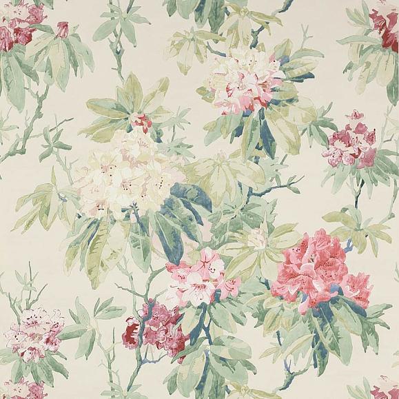Обои Colefax and Fowler W7006-01 Mereworth Pink/Forest