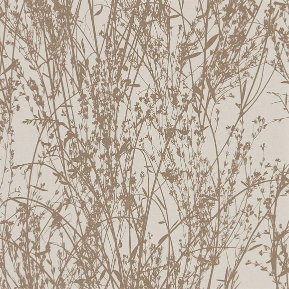 Обои Sanderson 215693 Meadow Canvas Gilver/Linen
