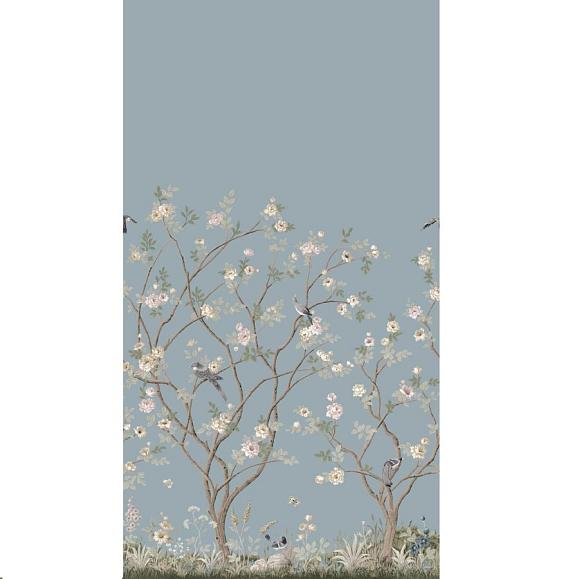 Панно York MU0314M Lingering Garden Mural Sky Blue
