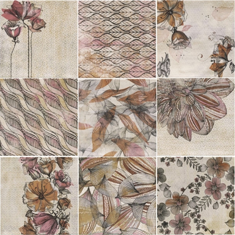 Декор DECOR ZEN BEIGE 20*20