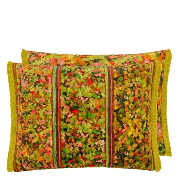 Подушка CCDG1577, Sanzai Velvet, Persimmon, Designers Guild 60 x 45см