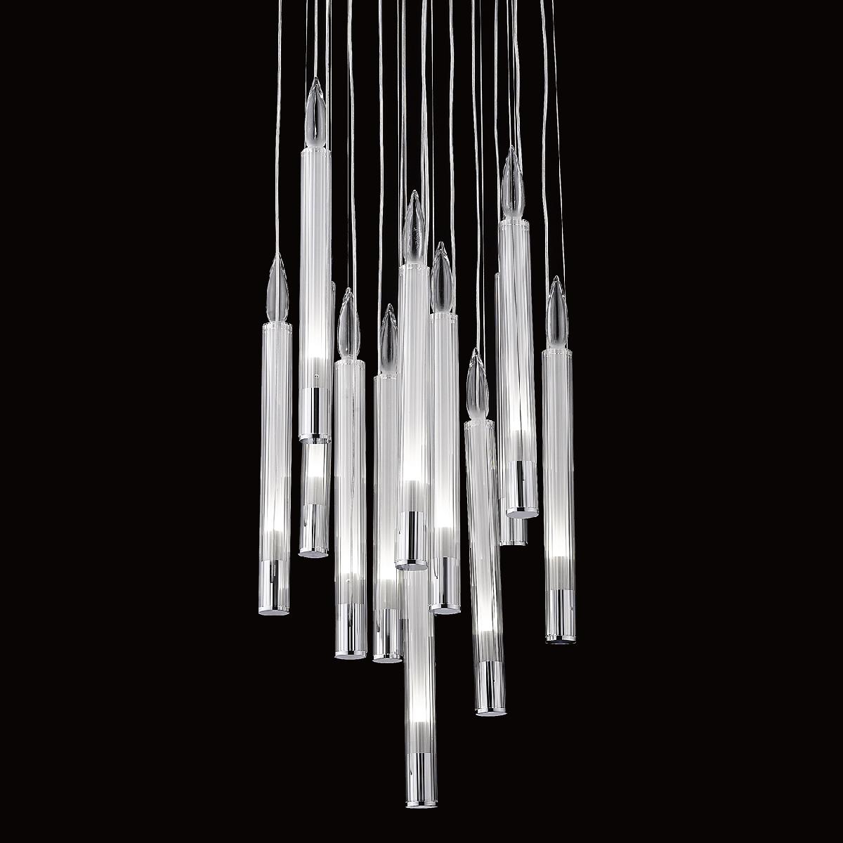 Подвесной светильник Delight Collection Candle P68094-13 chrome