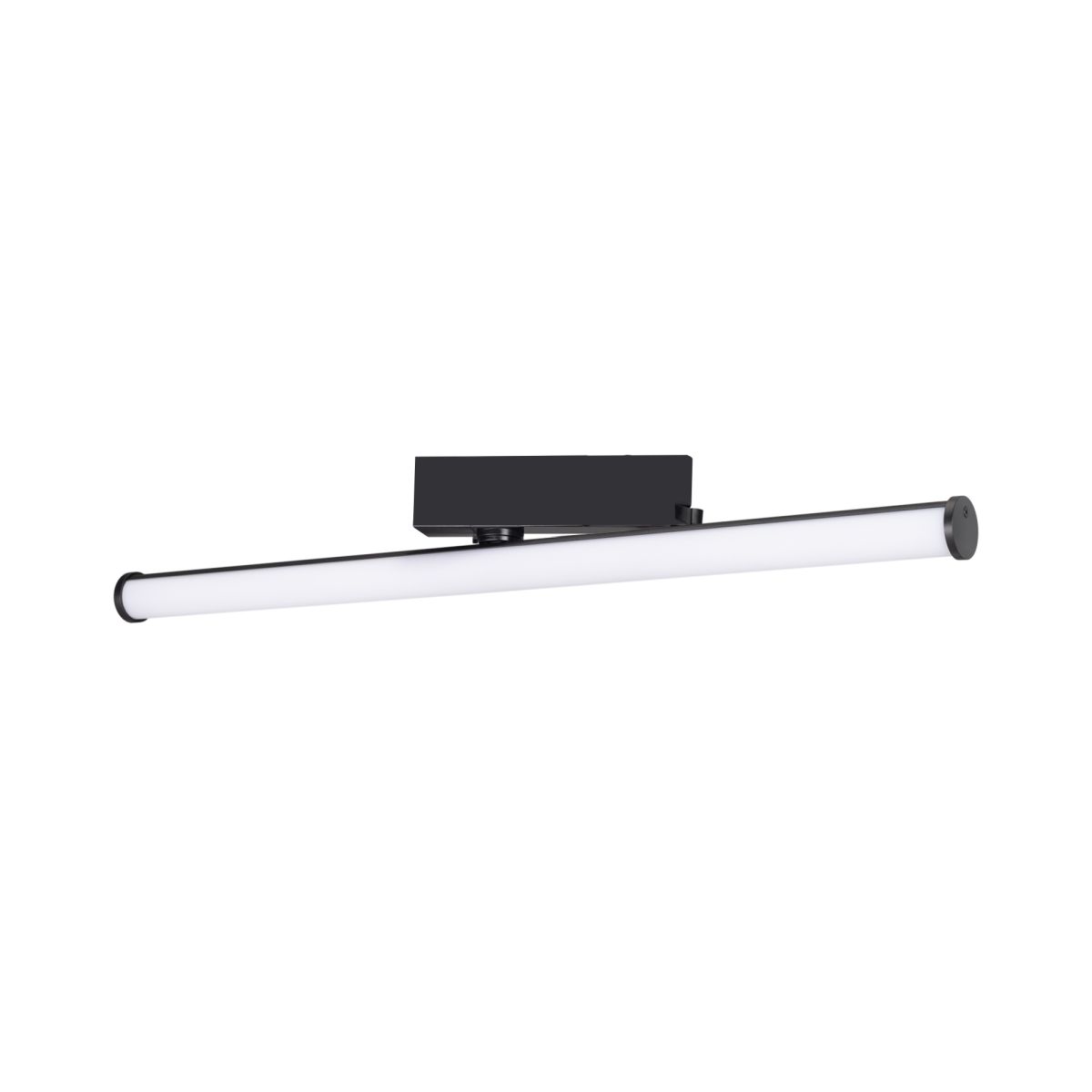 Трековый трехфазный светильник Arlight LGD-TUBE-TURN-4TR-L600-20W Warm3000 (BK, 180 deg, 230V, DALI) (IP20 Металл) 058643