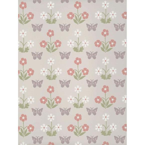 Обои Little Greene 0267BUFRENC Burges Butterfly French Grey Pale