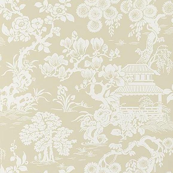 Обои Thibaut T13300 Japanese Garden Beige