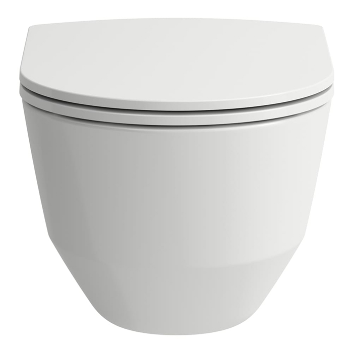 Laufen Pack Pro Комплект: унитаз подвесной 36x53см, безободковый, сиденье Slim с микролифтом, цвет: белый глянец