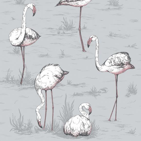 Обои Cole & Son 112/11040 Flamingos