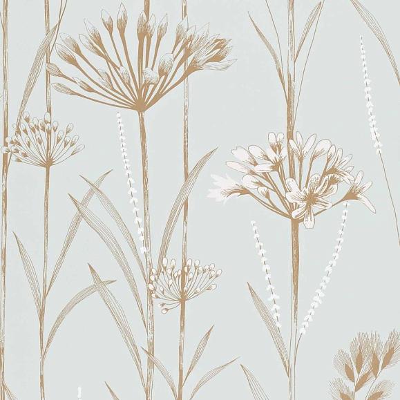 Обои Harlequin 110558 Gardinium Seafoam/Gold/Gold