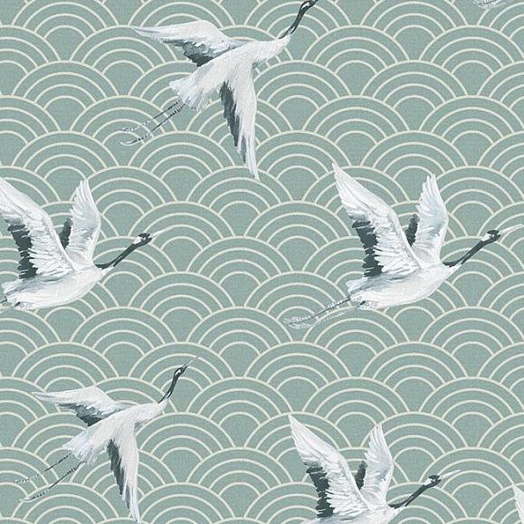 Обои KT-Exclusive DYW0012 Japanese Cranes