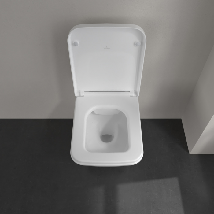 Villeroy&Boch Finion Унитаз подвесной 37.5х56х35см., CeramicPlus, цвет: альпийский белый