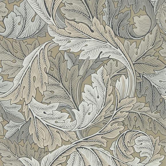 Обои Morris 216441 Acanthus Manilla/Stone