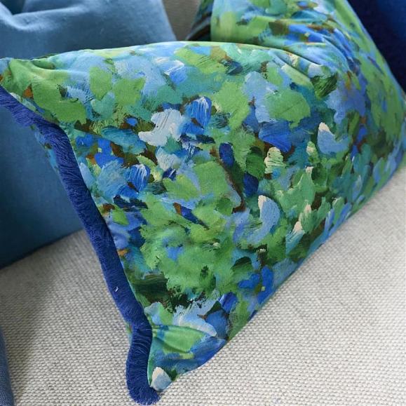 Подушка CCDG1576, Sanzai Velvet, Cobalt, Designers Guild 60 x 45см