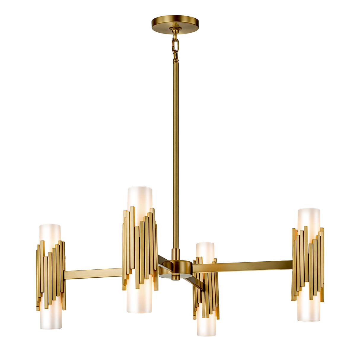 Подвесная люстра Elstead Lighting MARVELE8-AB-OPAL
