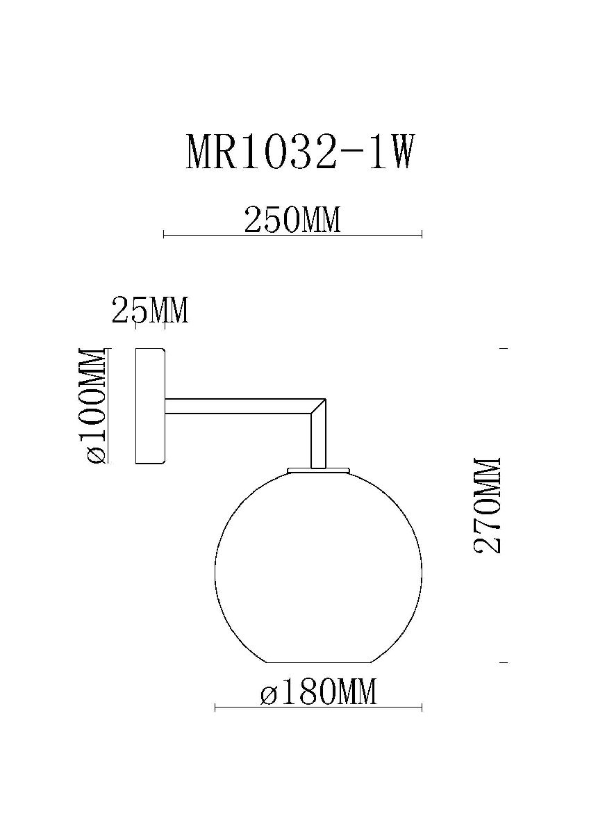 Бра MyFar Stiven MR1032-1W