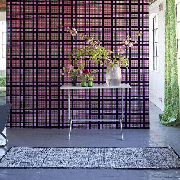 Ковровая дорожка Designers Guild RUGDG0740 Queluz Noir 75 x 250 см