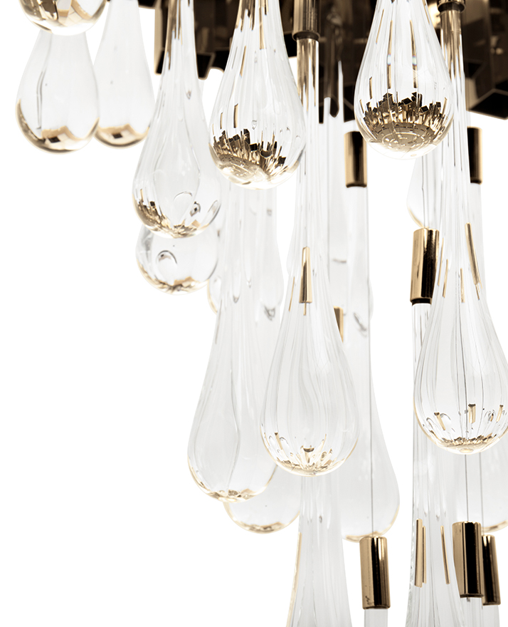 Подвесная люстра Delight Collection Trump KM0988P-8 gold