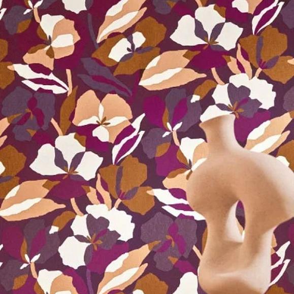 Обои Casamance 76581018 Amaryllis Pourpre/ambre