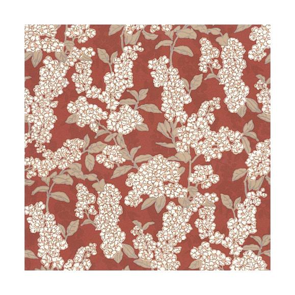 Обои Casadeco 88738744 Ume Rouge carmin