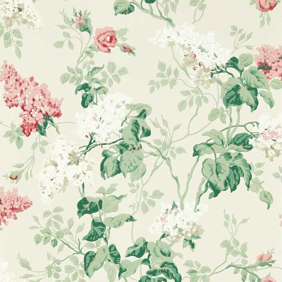 Обои Sanderson 217050 Sommerville Blush/Grey Birch