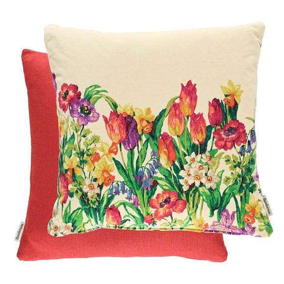 Подушка 254788, Salad Days, Multi/Emerald, Sanderson 50 x 50см