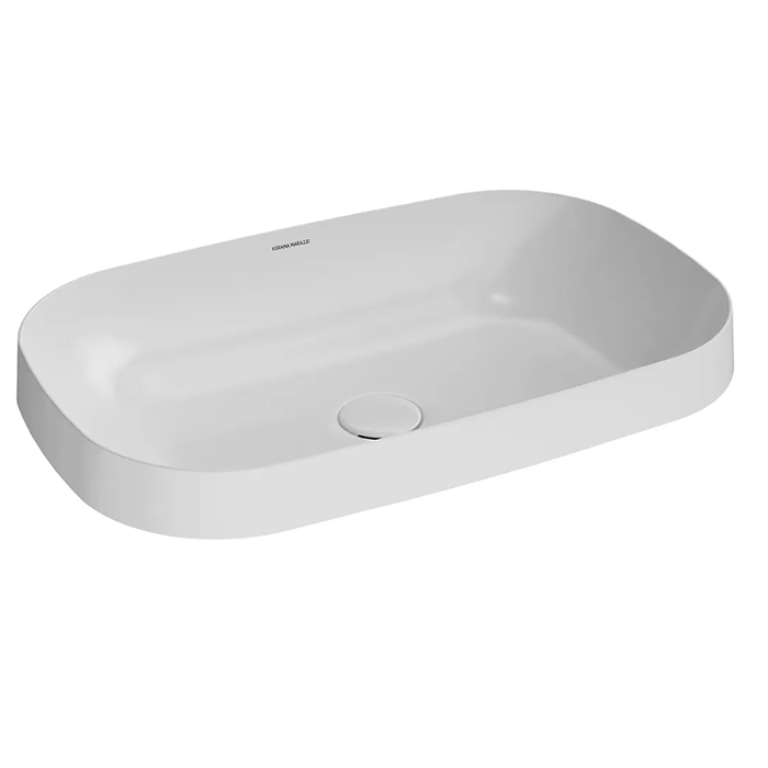 Kerama Marazzi Magica Раковина встраиваемая сверху, 65.5х42см., без отв., цвет: белый глянцевая