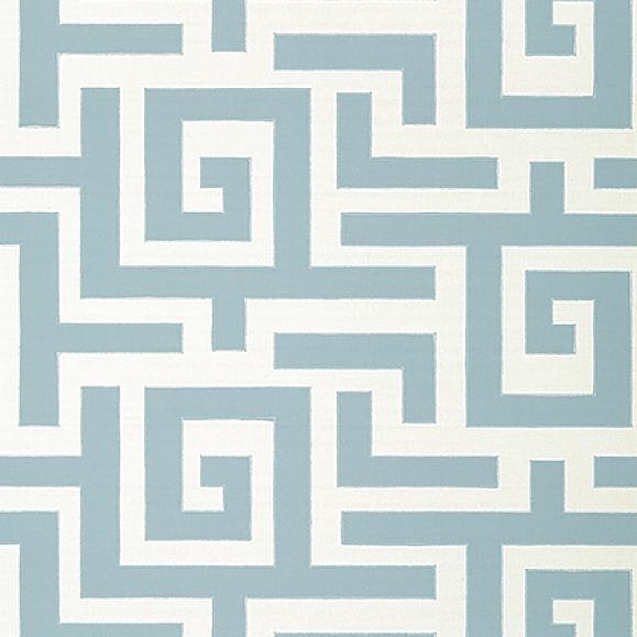 Обои Thibaut T13222 Tulum Spa Blue