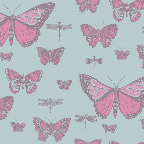 Обои Cole & Son 103/15062 Butterflies & Dragonflies