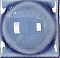 Taco Esfera C/C Azul Oscuro 2x2 ADMO8008