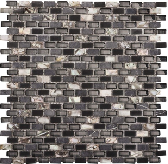 Tribal Pearl Black 1x2 28,6x28,3x0,8