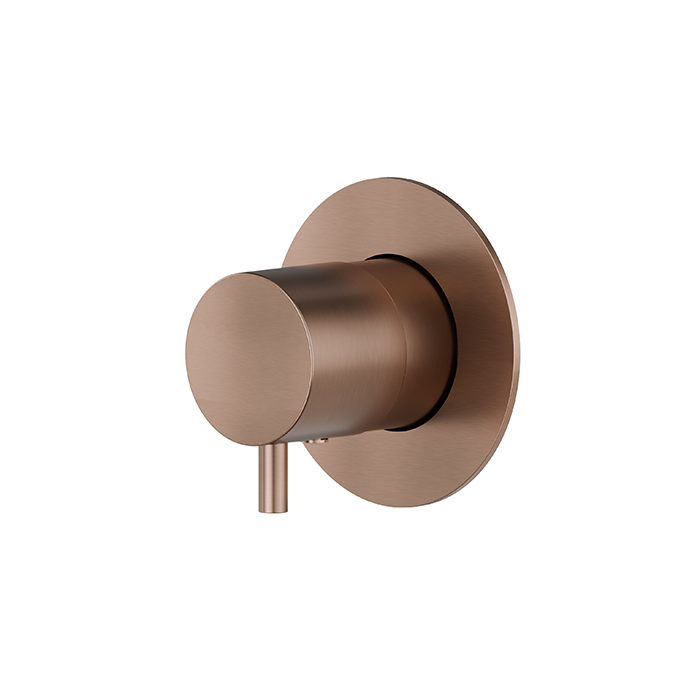 Newform X-STEEL 316 Наружная часть для переключателя/запорного вентиля, цвет: PVD Brushed copper bronze