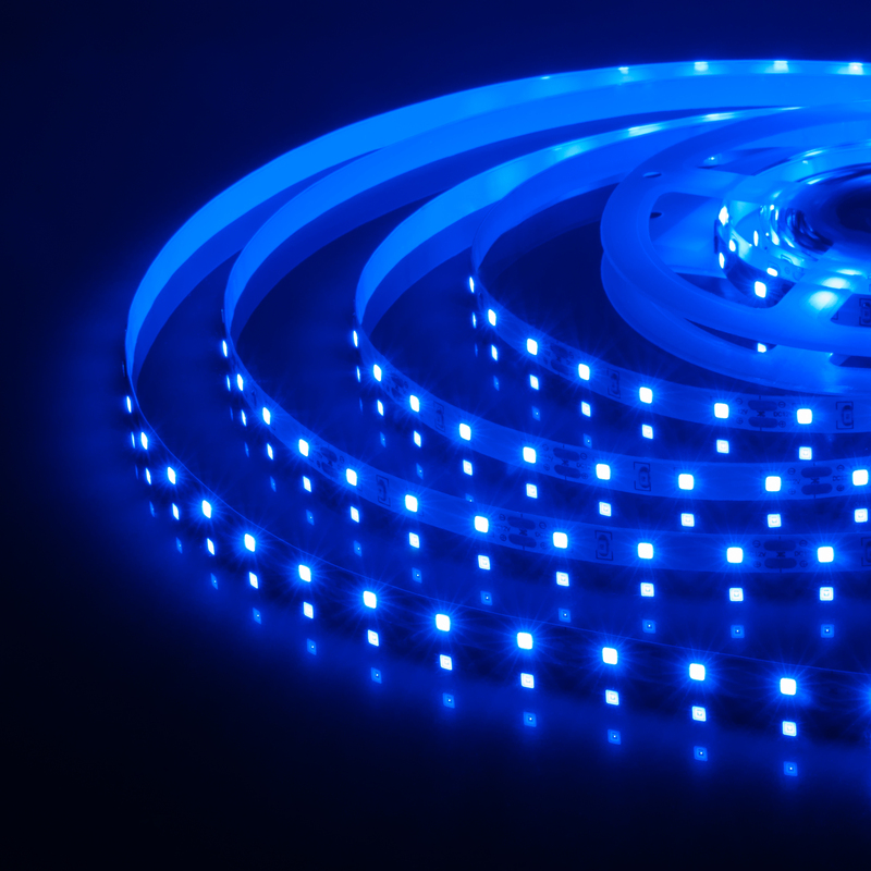Светодиодная лента Elektrostandard 12V 4,8W 60Led 2835 IP20 синий, 5м 4690389124143 a040994