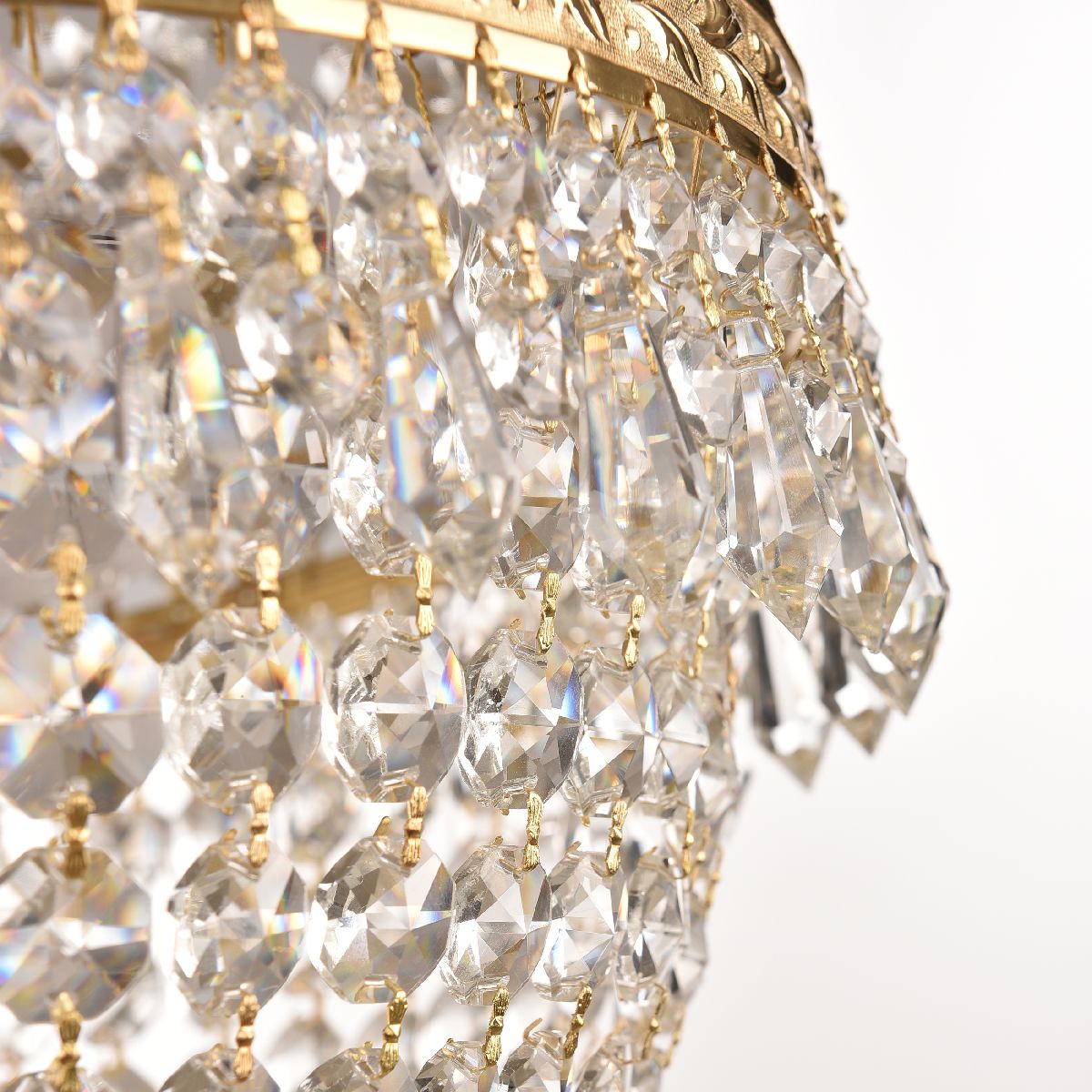 Потолочная люстра Bohemia Ivele Crystal 19011/45IV/LED-DIM G