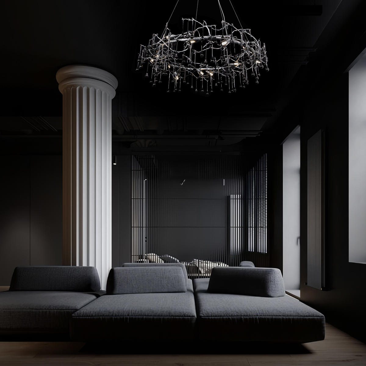 Подвесная люстра Loft IT Bijout 10067/1800 BK